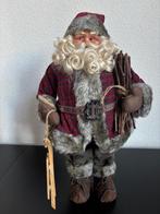 Kerstbeeldje ornament (2) - kerstman - Fluweel, Katoen, Diversen, Kerst, Nieuw