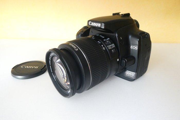 Canon EOS 400D body + Canon EF-S 18-55mm II IS(image, Audio, Tv en Foto, Fotocamera's Digitaal