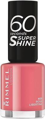 RIMMEL 60 SECONDS 405 ROSE LIBERTINE NAGELLAK POTJE 8 ML, Verzenden, Nieuw