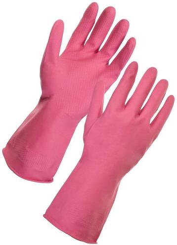 Roze Herbruikbare Schoonmaak Handschoenen (large) beschikbaar voor biedingen
