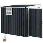 TRUUSK Metalen Tuinhuis 2,7m² 128x193x181cm Tuinschuur Met L, Tuin en Terras, Verzenden, Nieuw
