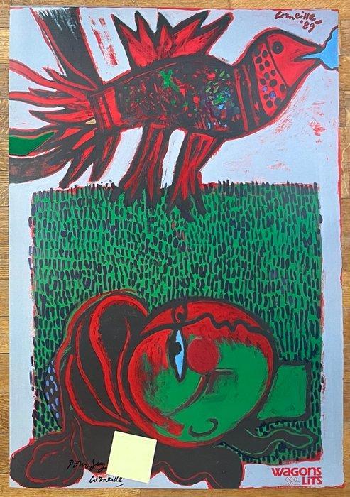 Corneille (1922-2010) - Wagons-Lits - Jaren 1980, Antiek en Kunst, Antiek | Overige Antiek