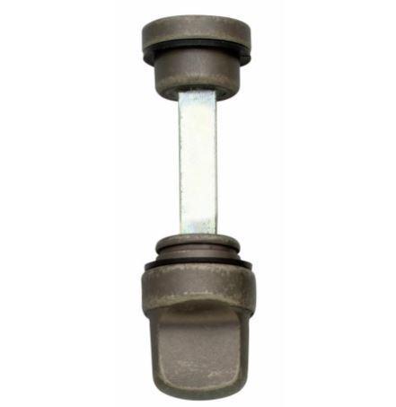 Intersteel wc-olive los 8mm oud grijs, Doe-het-zelf en Verbouw, Hang- en Sluitwerk, Verzenden