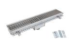 Bakgoot rvs 150x1000mm afvoer verticaal HorecaTraders, Verzenden, Nieuw in verpakking