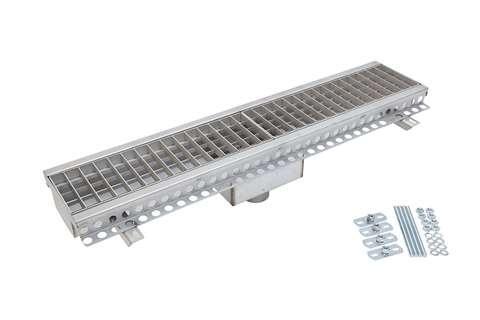 Bakgoot rvs 150x1000mm afvoer verticaal HorecaTraders, Zakelijke goederen, Horeca | Meubilair en Inrichting, Verzenden