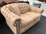 Chesterfield Maarssen ! 2 zits Chesterfield Bankje Showmodel, Ophalen, Chesterfield, Tweepersoons, Leer