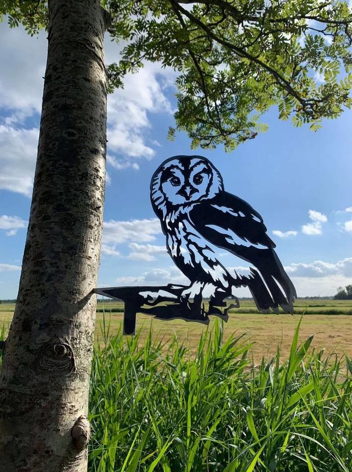De bosuil, Tuin en Terras, Tuinwanddecoratie, Verzenden