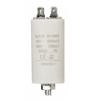 Condensator - Aanloop - 10.0 F (Max. 450V, Aarde), Doe-het-zelf en Verbouw, Elektra en Kabels, Nieuw, Verzenden