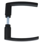 ODShop deurklink vierkant aluminium zwart, Verzenden, Nieuw