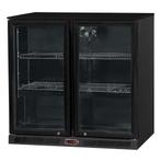 GGM Gastro | Barkoelkast - 900mm - 220 liter - 2 glazen |, Verzenden, Nieuw, 140 tot 160 cm
