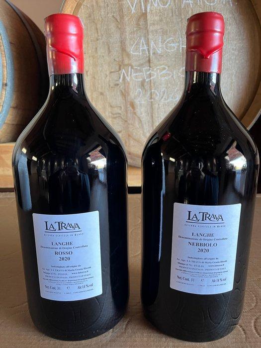 2020 La Trava, Art & Wine Collection Langhe Rosso Vermeer, Verzamelen, Wijnen