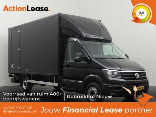 Volkswagen Crafter L5 H1 2021 €346 per maand, Auto's, Bestelauto's, Dealer onderhouden, Lease, Zwart, Handgeschakeld, Financial lease