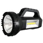 Hofftech Krachtige LED zaklamp - COB technologie - met ha..., Caravans en Kamperen, Ophalen of Verzenden, Nieuw