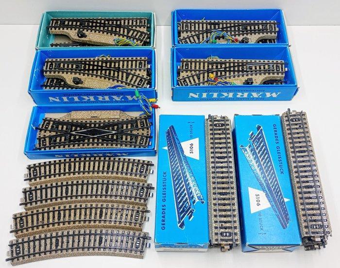 Märklin H0 - 5202/5207/5206/5106 - Modeltreinsporen (33) -, Hobby en Vrije tijd, Modeltreinen | H0