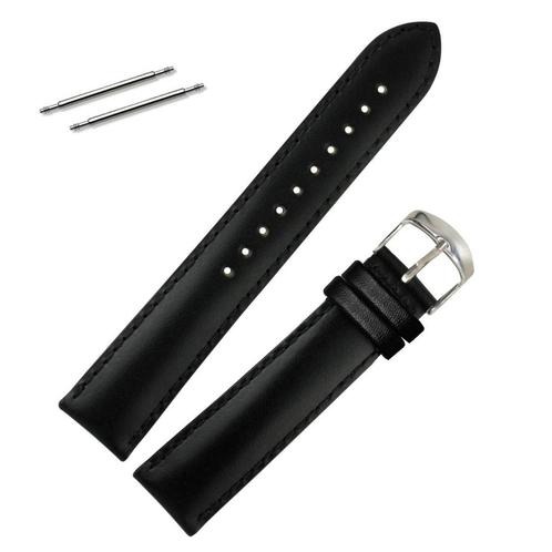 Fako® - Horlogebandje - Echt Leer - Super Soft - 20mm -, Sieraden, Tassen en Uiterlijk, Horloges | Heren, Verzenden