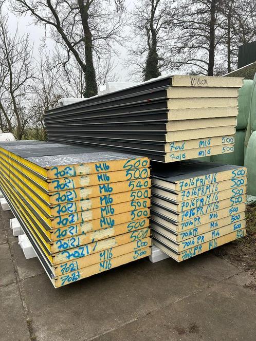 ]Sandwichpanelen, dakplaten, wand- en gevelplaten, damwand, Doe-het-zelf en Verbouw, Platen en Panelen, Nieuw, 20 tot 50 mm, Overige materialen