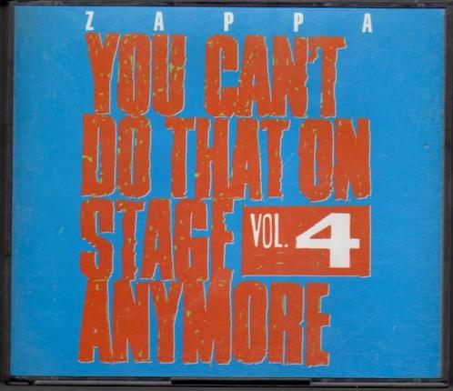 cd - Zappa - You Cant Do That On Stage Anymore Vol. 4, Cd's en Dvd's, Cd's | Overige Cd's, Zo goed als nieuw, Verzenden