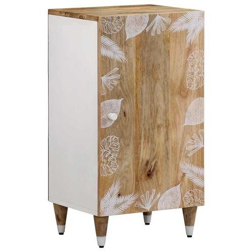 vidaXL Dressoir 40x33,5x75 cm massief mangohout, Huis en Inrichting, Woonaccessoires | Cd- en Dvd-rekken, Nieuw, Verzenden