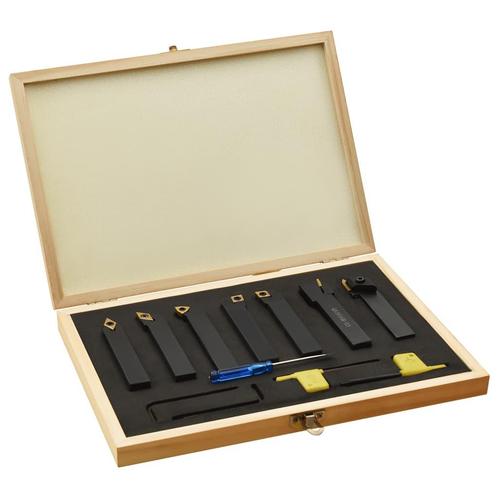 vidaXL 12-delige Draaigereedschapsset indexeerbaar 100 mm, Doe-het-zelf en Verbouw, Gereedschap | Handgereedschap, Nieuw, Verzenden
