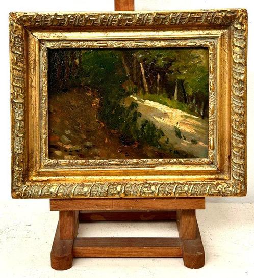 Antonio Fontanesi (1818–1882), Toegeschreven aan - Lungo il, Antiek en Kunst, Kunst | Schilderijen | Klassiek