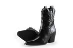 Linea Zeta cowboy laarzen in maat 38 Zwart | 10% korting, Kleding | Dames, Schoenen, Verzenden, Zwart, Zo goed als nieuw, Linea Zeta