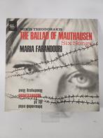 Ballad of Mauthausen/ Six Songs: Mikis Theodorakis LP Vinyl, Ophalen of Verzenden, Zo goed als nieuw