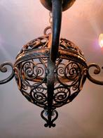 Plafondlamp - Kroonluchter Lamp - Smeedijzer, Antiek en Kunst, Curiosa en Brocante