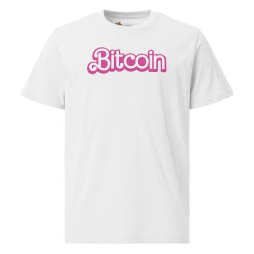Bitcoin t-shirt - Bitcoin Glamour - 100% Biologisch Katoen, Kleding | Dames, T-shirts, Korte mouw, Wit, Nieuw, Verzenden