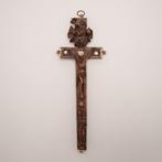 Reliek kruis, 19e eeuw, Heilig kruis relikwie - Palm -