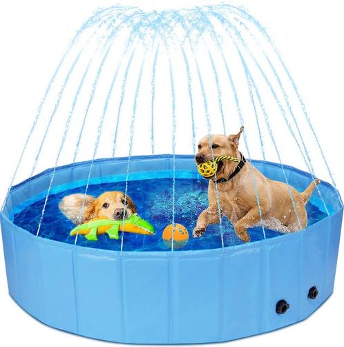 Nobleza Zwembad Hond - Dierenzwembad- Ø120x30cm - Blauw, Huis en Inrichting, Overige Huis en Inrichting, Verzenden