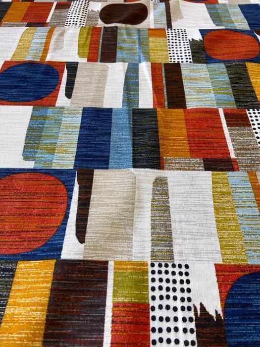 Elegant en delicaat stof met een optisch patroon in dubbele, Antiek en Kunst, Antiek | Kleden en Textiel