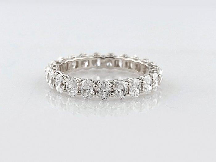 Ring - 14 karaat Witgoud - 2.40ct. tw. Diamant (Lab-grown), Sieraden, Tassen en Uiterlijk, Ringen