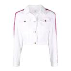 Chiara Ferragni • kort wit denim jasje • 36 (IT42), Chiara Ferragni, Verzenden, Wit, Nieuw