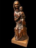 Beeld, Madonna met Kind - Zeer groot - 53 cm - Hout