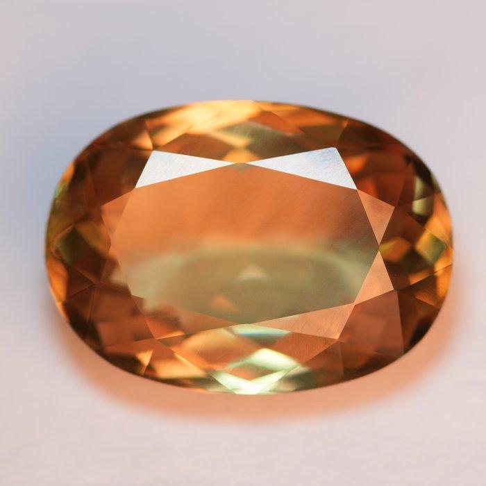 1 pcs Groen, Paars Diaspoor - 5.69 ct - International, Sieraden, Tassen en Uiterlijk, Edelstenen