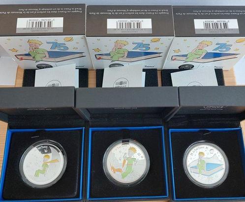 Frankrijk. 10 Euro 2021 Le Petit Prince (3 monnaies) Proof, Postzegels en Munten, Munten | Europa | Euromunten