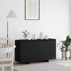 vidaXL Dressoir Zwart 135x41x75 cm Van Hout, Verzenden, Nieuw, Overige houtsoorten