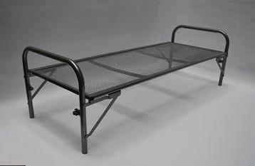 Eenpersoons Divan Bed met Spiraalbodem - 90x200 -Zilver beschikbaar voor biedingen