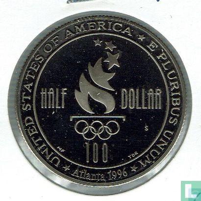Verenigde Staten ½ dollar 1996 Summer Olympics in Atlant.., Postzegels en Munten, Munten | Amerika, Losse munt, Verzenden
