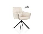 Eetkamerstoel Monaco draaibaar - One moment Beige 04, Ophalen of Verzenden, Nieuw