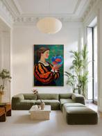 E. García - MUJER CON PECERA XL (NO RESERVE), Antiek en Kunst