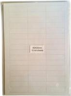 Inlegstroken voor magneetetiketten 60x20 mm (10 vel), Verzenden, Nieuw in verpakking