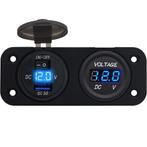 ProRide 12V USB Autolader Inbouw met Schakelaar/Voltmeter -, Verzenden, Nieuw
