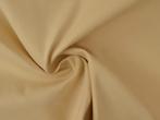 10 meter stretch keperkatoen - Champagne - Twill, Hobby en Vrije tijd, Stoffen en Lappen, Overige materialen, Overige kleuren