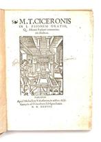 Cicerone - (POST INCUNABLE) M. Tullii Ciceronis - 1538, Antiek en Kunst