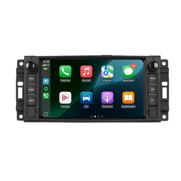 Jeep Cherokee Wrangler Compass Carplay Android 13 Autoradio, Auto diversen, Autoradio's, Nieuw, Ophalen of Verzenden