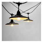 Complete Prikkabel met 5x lampenkappen | 5 Meter, Nieuw, Ophalen of Verzenden, Hanglamp, Led