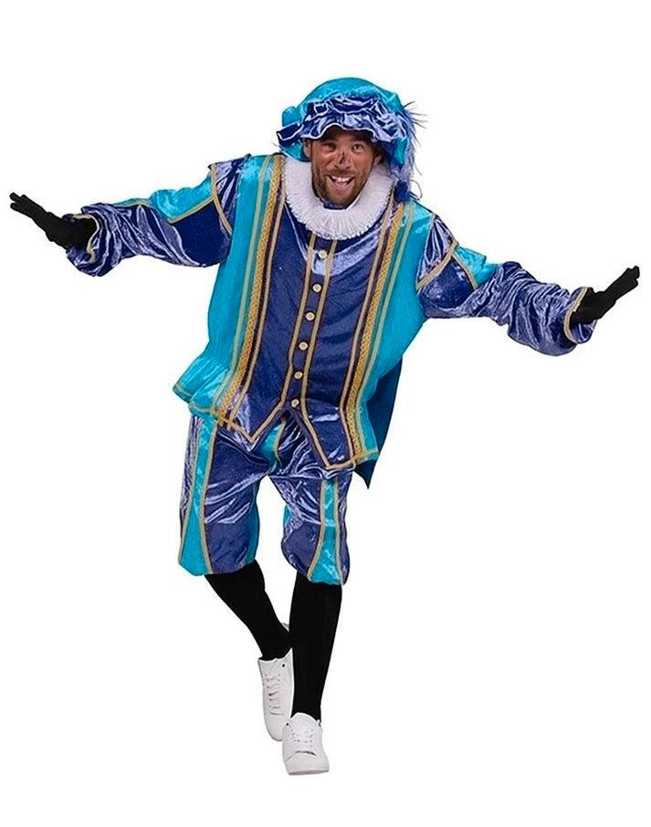 Pietenpak Bilbao met Cape Turquoise-Blauw - M, Diversen, Sinterklaas, Verzenden