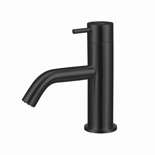 Fonteinkraan Qisani Flow Laag Geborsteld Mat Zwart, Doe-het-zelf en Verbouw, Sanitair, Kraan, Nieuw, Ophalen of Verzenden