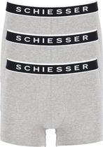 Schiesser - Maat L - 95/5 Organic Heren Shorts - Grijs, Kleding | Heren, Ondergoed, Verzenden